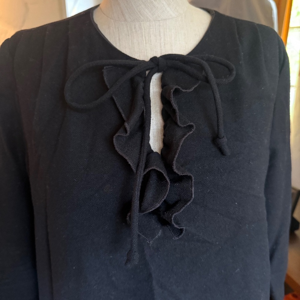 APC Wool Ruffle Shift